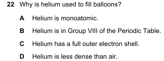 Past-paper question 0620/21 · May/June 2021 · Q22
