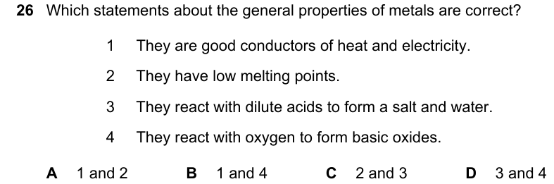 Past-paper question 0620/21 · May/June 2022 · Q26