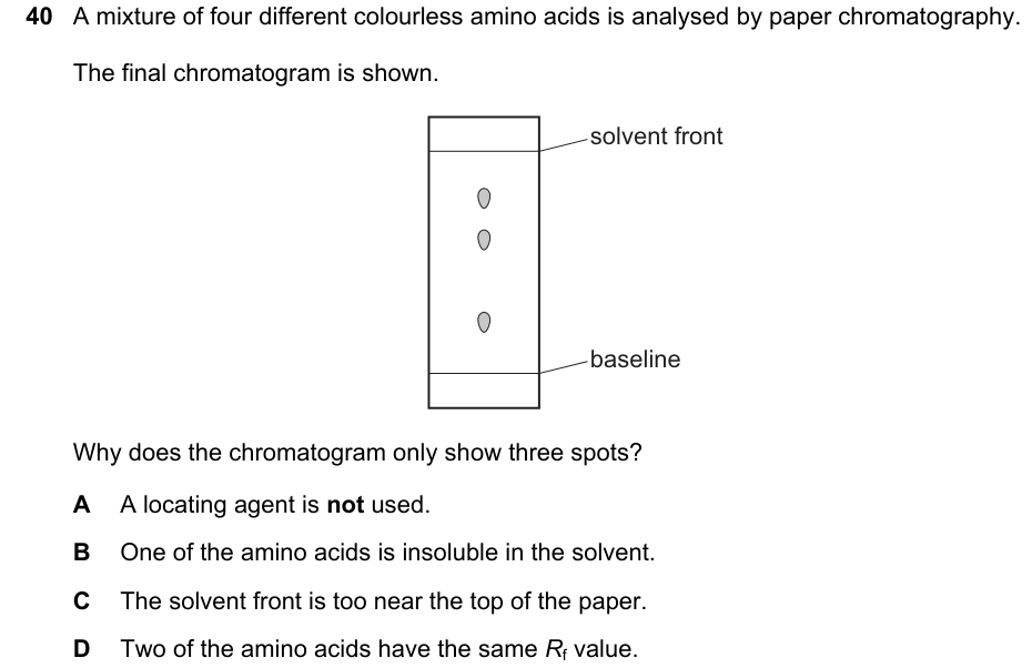 Past-paper question 0620/21 · May/June 2025 · Q40