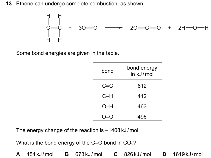 Past-paper question 0620/21 · October/November 2022 · Q13