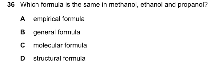 Past-paper question 0620/21 · October/November 2022 · Q36