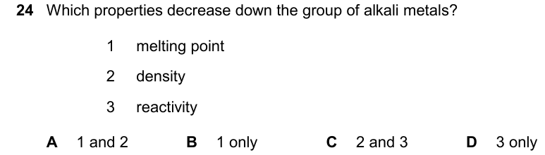 Past-paper question 0620/21 · October/November 2025 · Q24