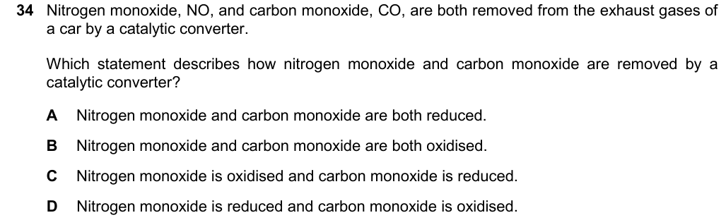 Past-paper question 0620/22 · February/March 2025 · Q34