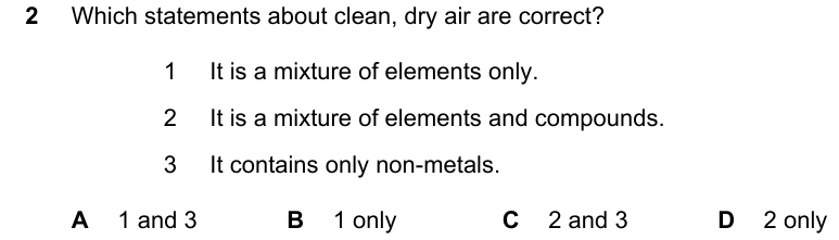 Past-paper question 0620/22 · October/November 2023 · Q2