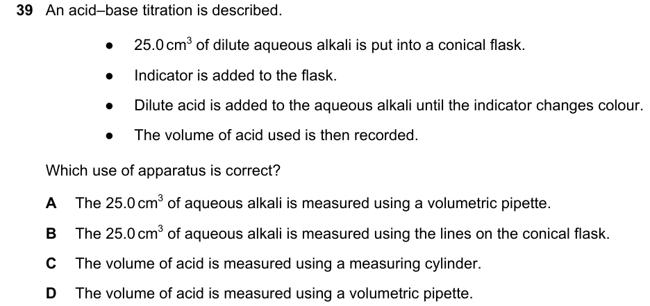Past-paper question 0620/22 · October/November 2023 · Q39