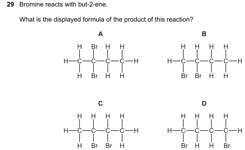Past-paper question 0620/22 · October/November 2024 · Q29