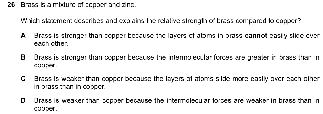 Past-paper question 0620/23 · May/June 2025 · Q26