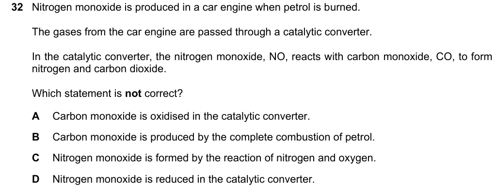 Past-paper question 0620/23 · May/June 2025 · Q32