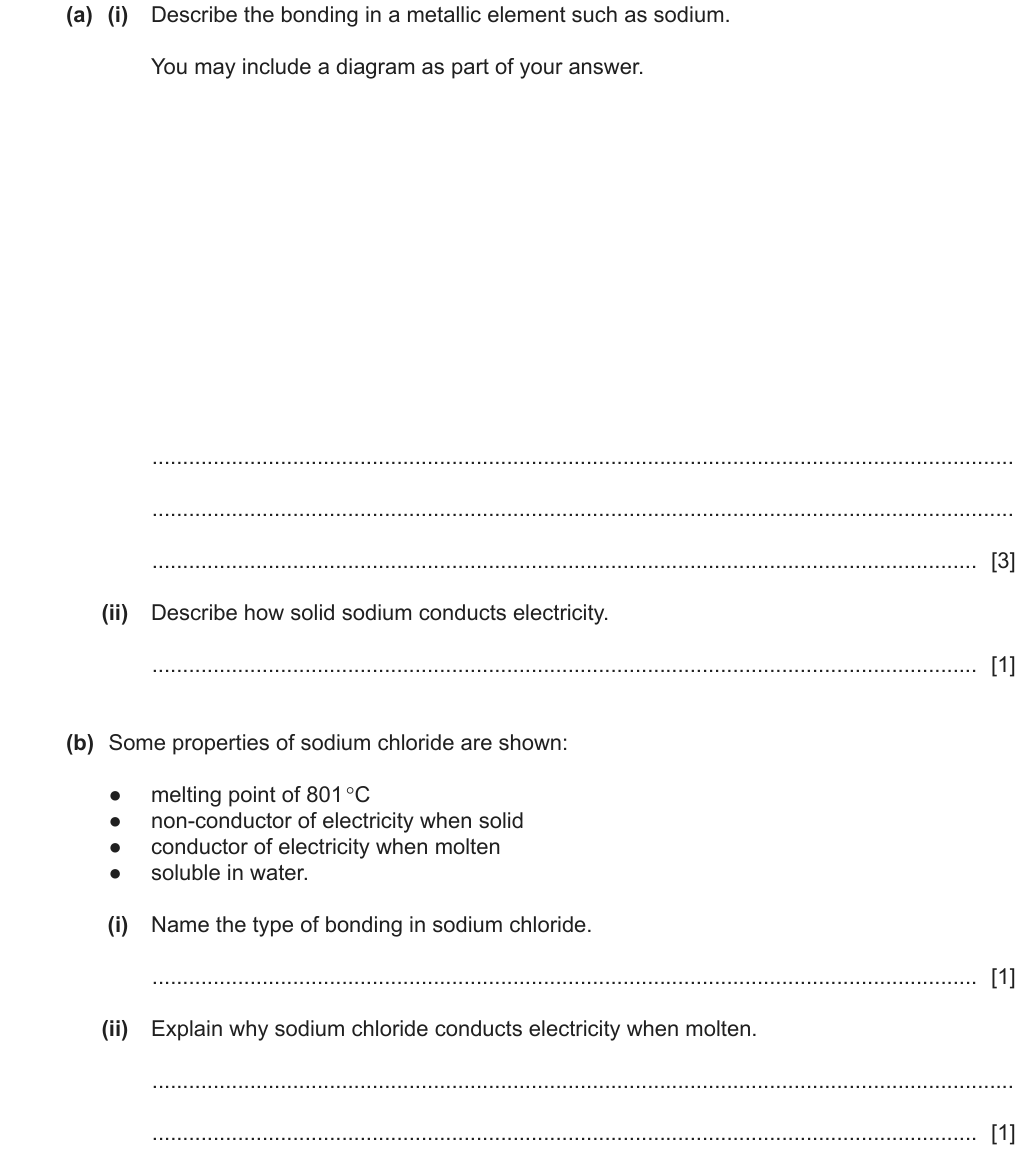 Past-paper question 0620/41 · May/June 2022 · Q3(a)–(b)