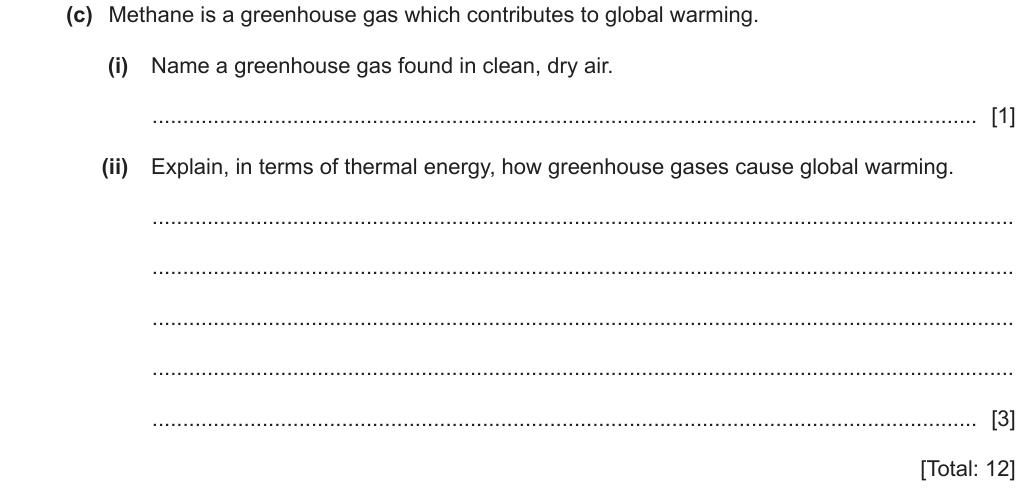 Past-paper question 0620/41 · October/November 2023 · Q5(c)